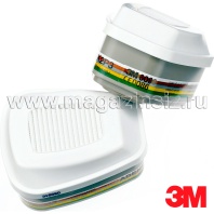 Комплект 3М фильтр 6059 + предфильтр 3М 5935+ крепление 3М 501 (аналог фильтра 3М 6099)